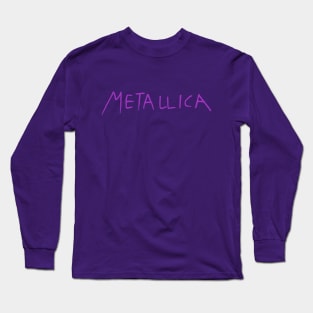 Beavis Cosplay Band Shirt Costume - Purple Long Sleeve T-Shirt